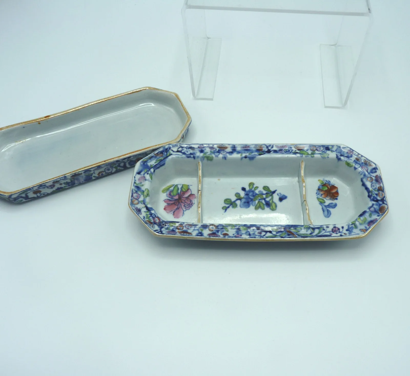 Chinese Pheasant Razor / Toothbrush Box - Mason - Image 5