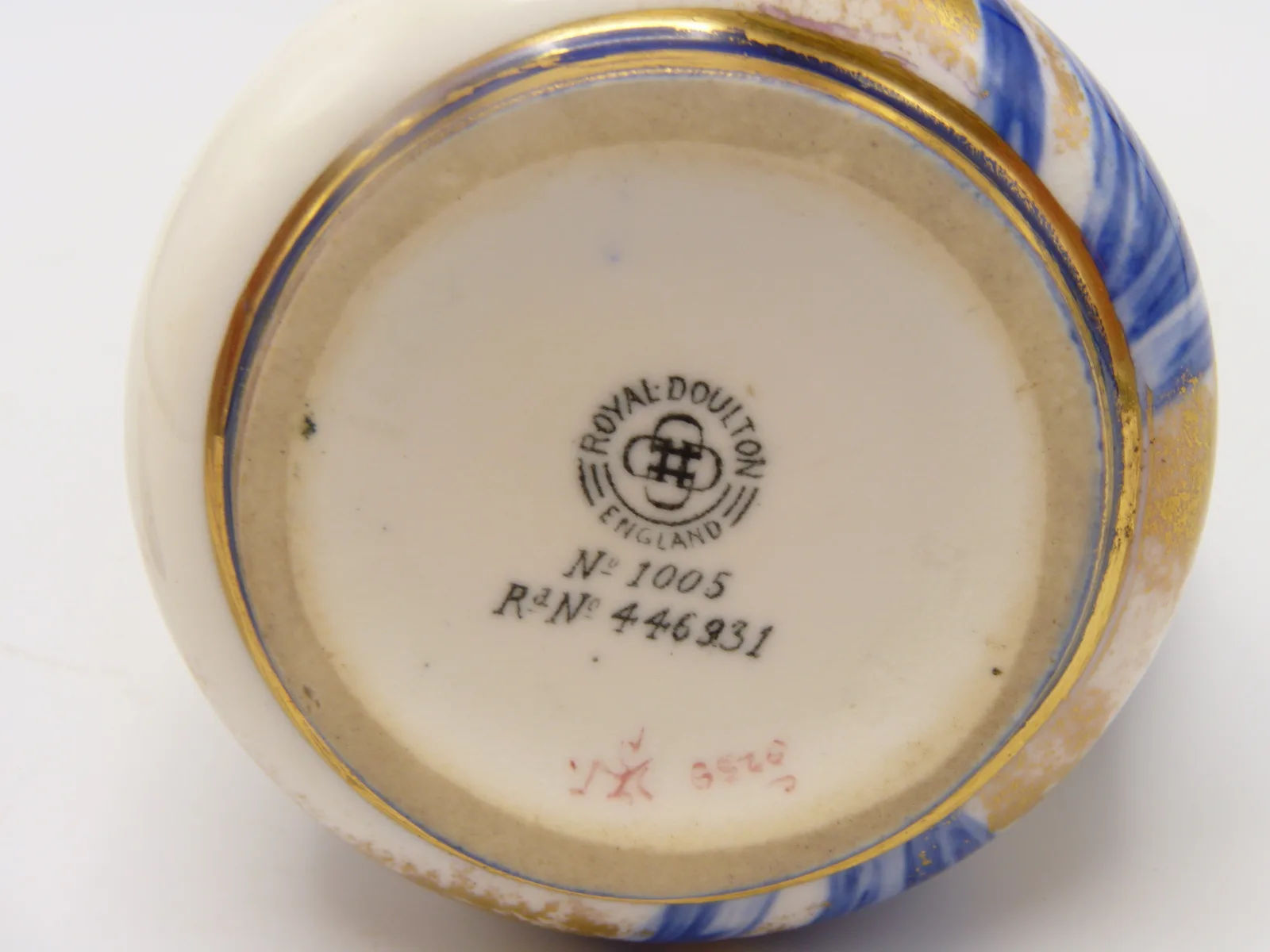 Miniature Ewer Iris Doulton - Image 6