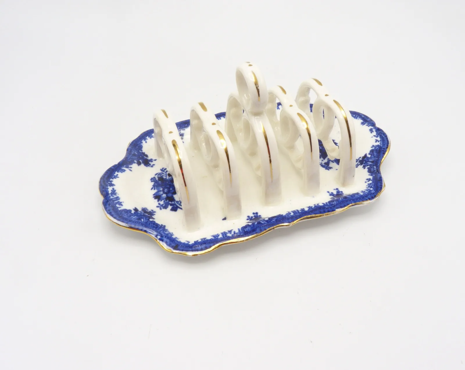 Blue Flowered Toast Rack