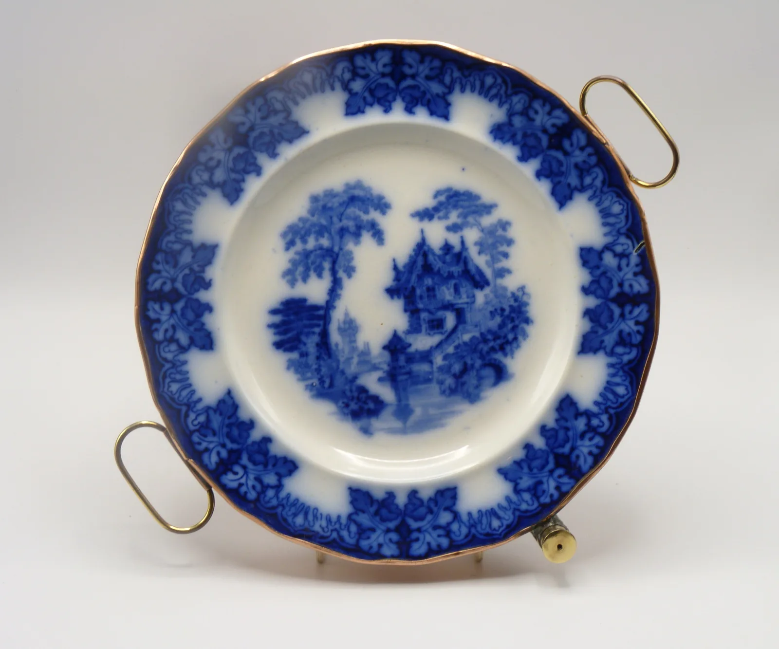 Copper Bottom Flow Blue Warming Plate