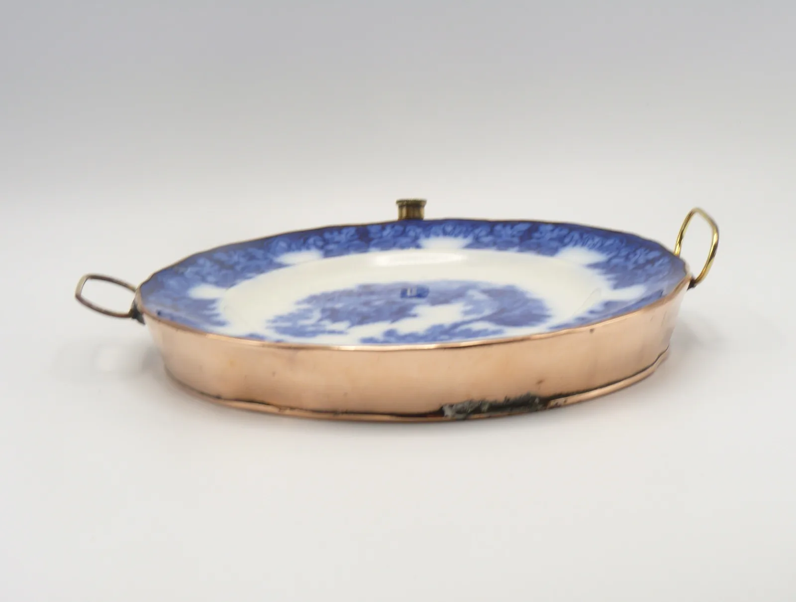 Copper Bottom Flow Blue Warming Plate - Image 5