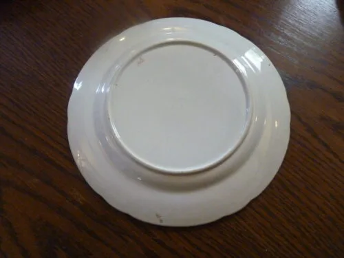Flow Blue & Pink Floral Plate - Image 3