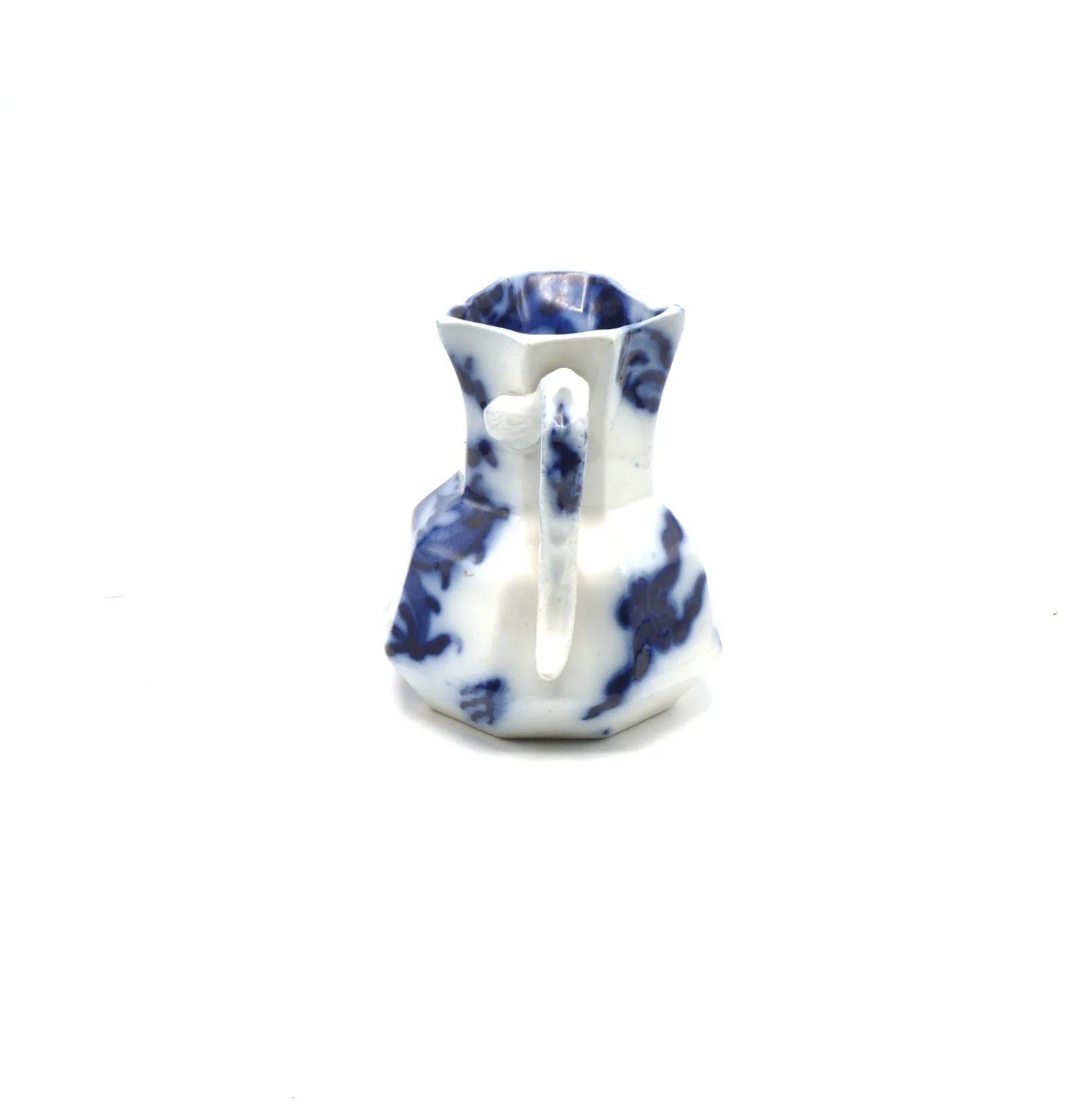 Flow Blue Hydra Jug – “Dragon and Pearl” Masons - Image 3