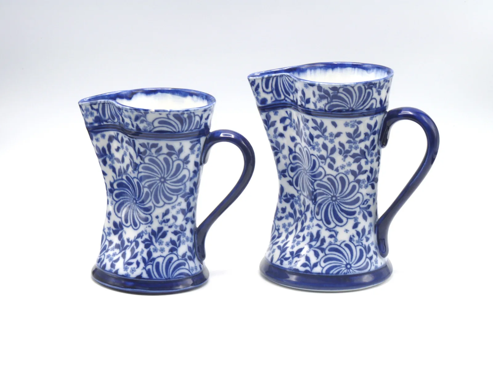 Flow Blue Doulton Pinched Jug - Image 4