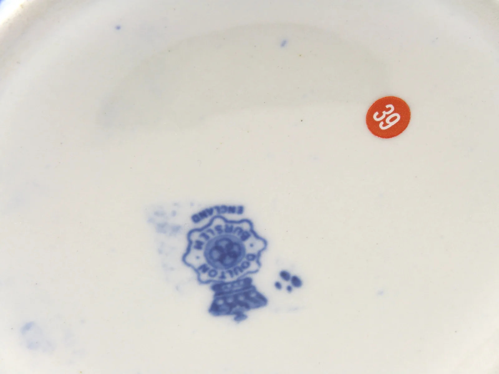 Flow Blue Doulton Pinched Jug - Image 2