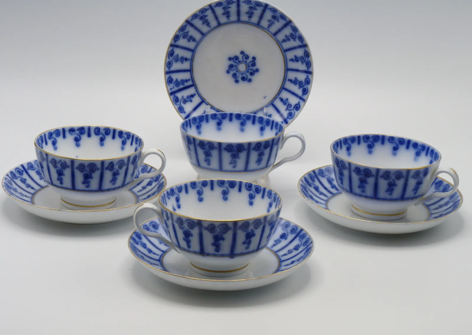 John Ridgway Flow Blue Cup and Saucer price is for 1 - Image 6