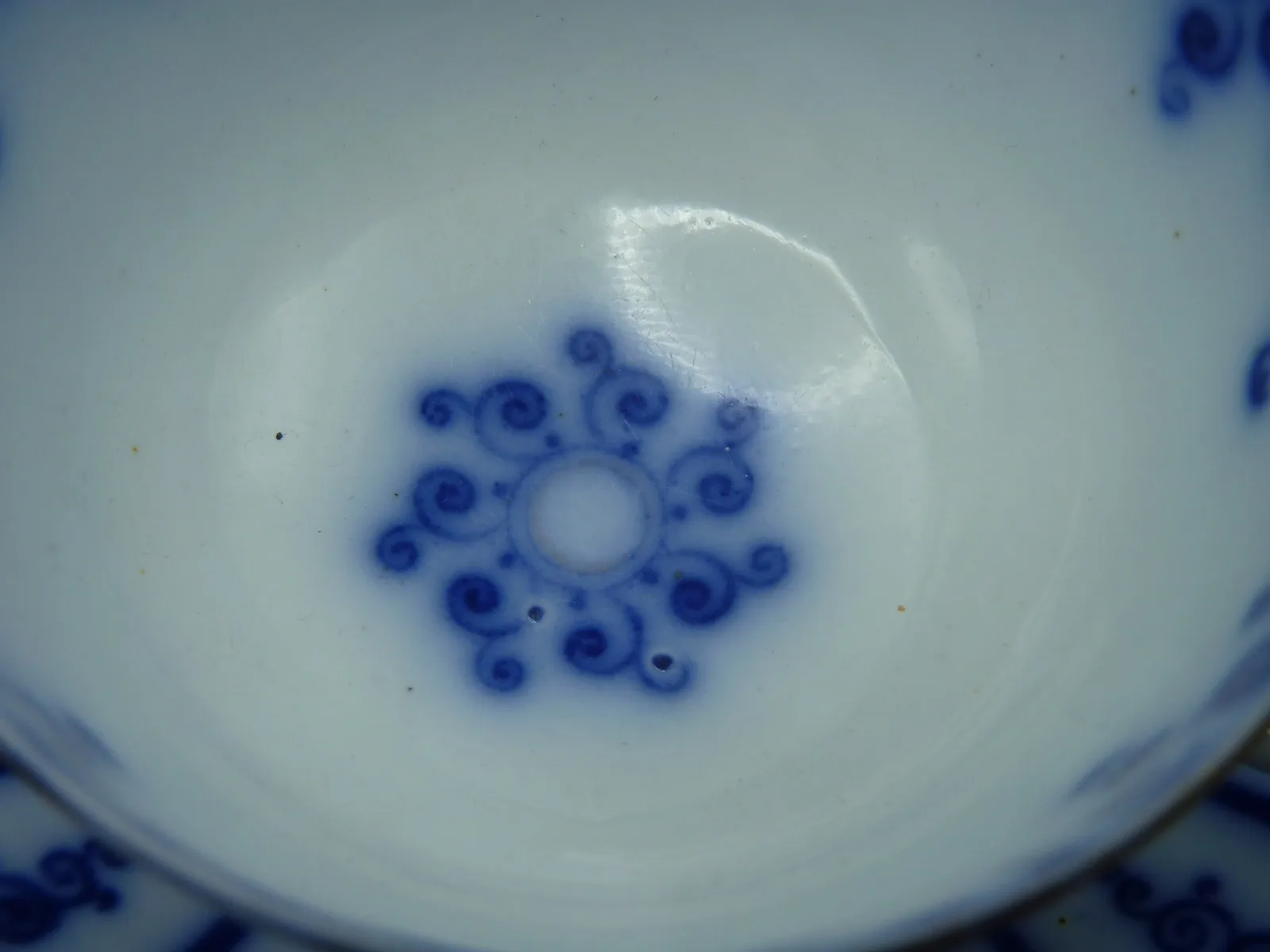 John Ridgway Flow Blue Cup and Saucer price is for 1 - Image 4