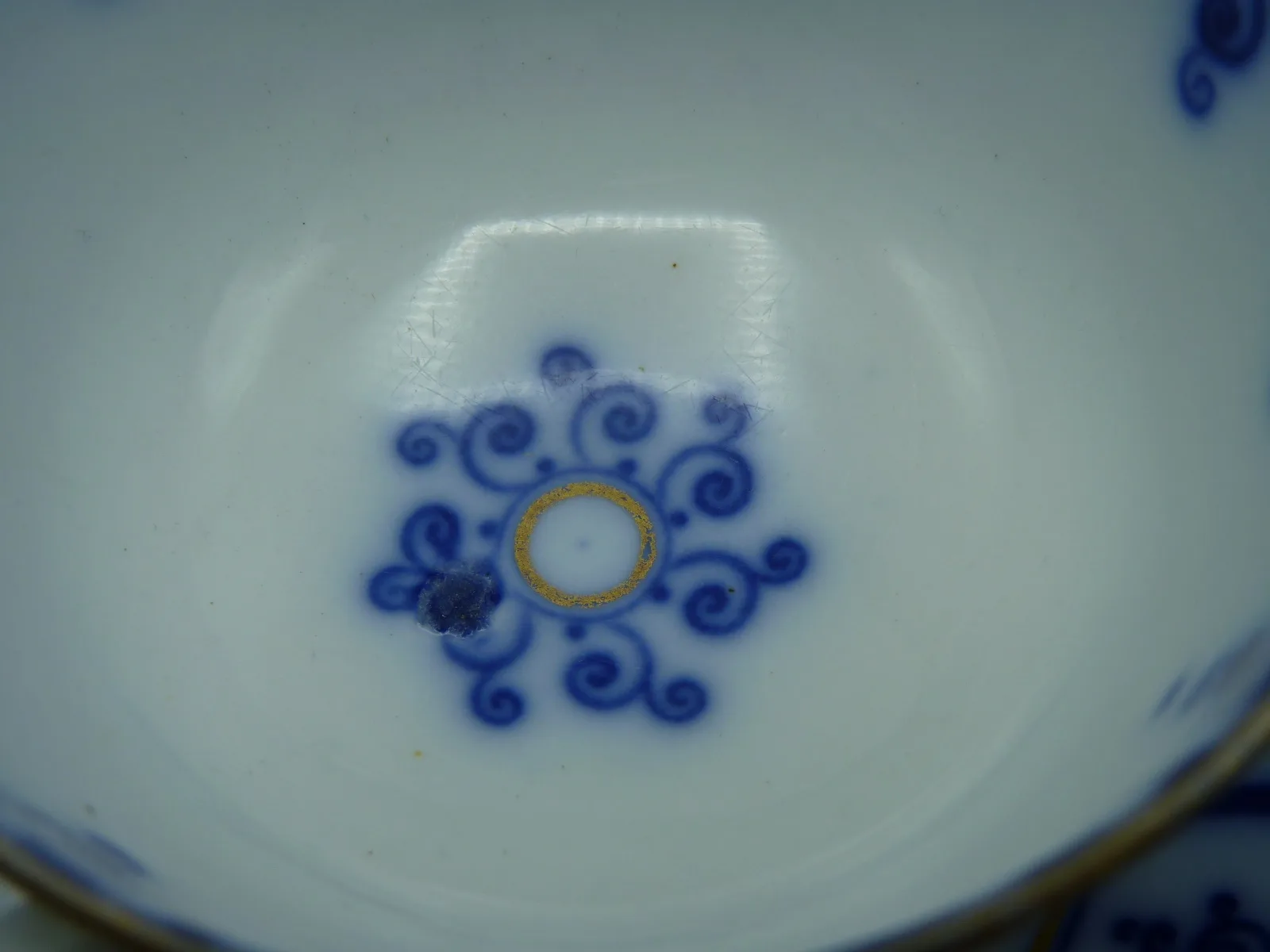John Ridgway Flow Blue Cup and Saucer price is for 1 - Image 3