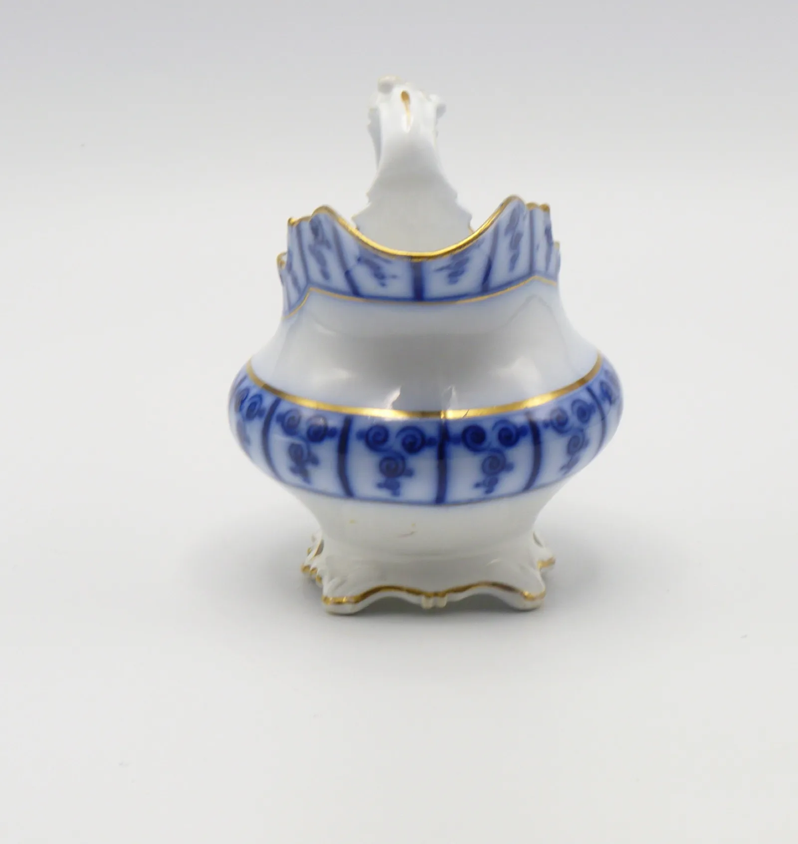 John Ridgway Flow Blue Creamer - Image 2