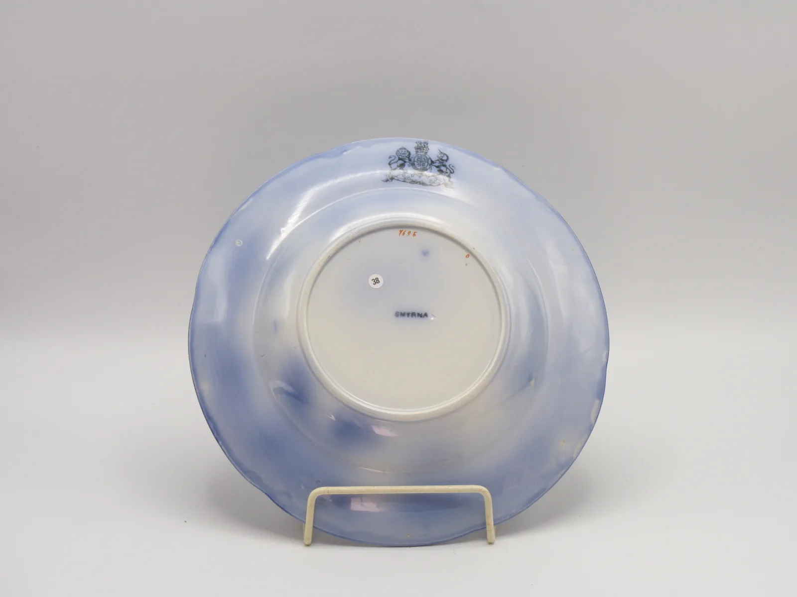 Flow Blue Polychrome Soup / Pasta Bowl - Image 3