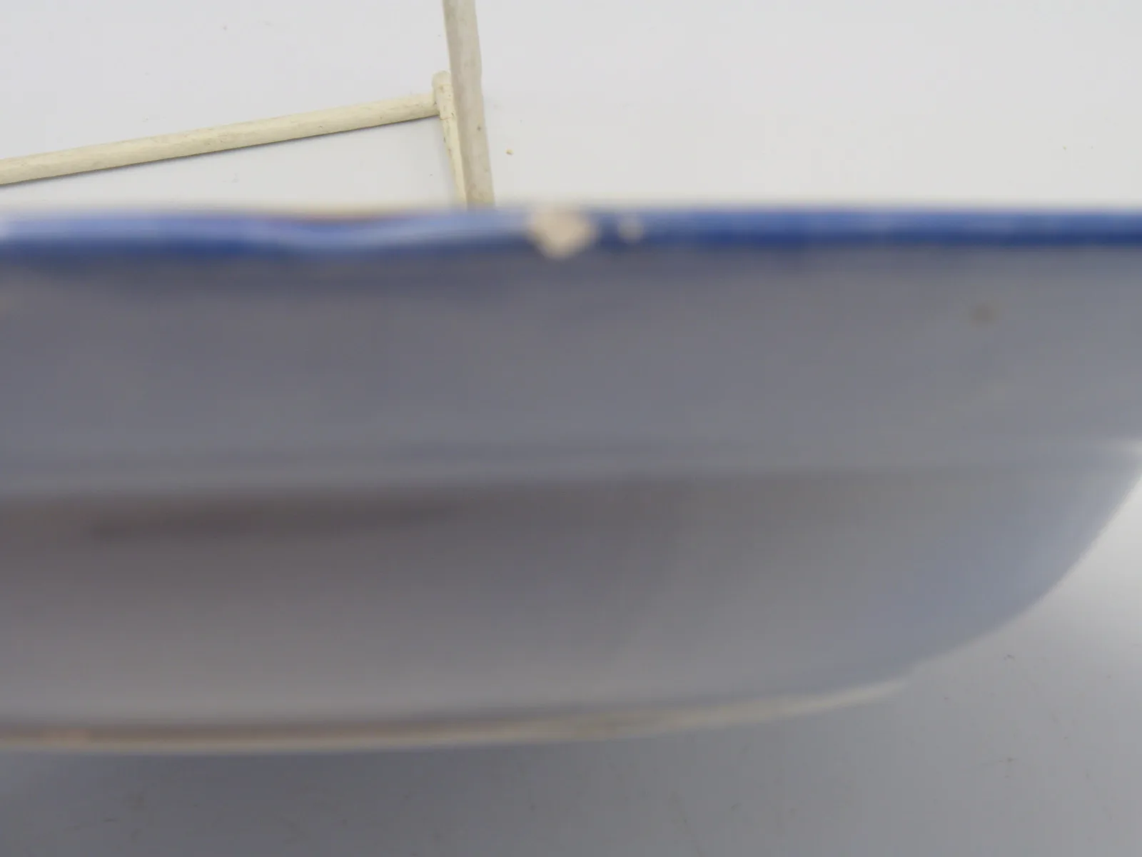 Flow Blue Polychrome Soup / Pasta Bowl - Image 6