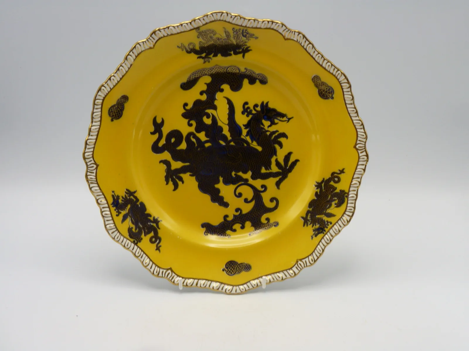 Rare Pattern Masons Chinese Dragon - Yellow Ground