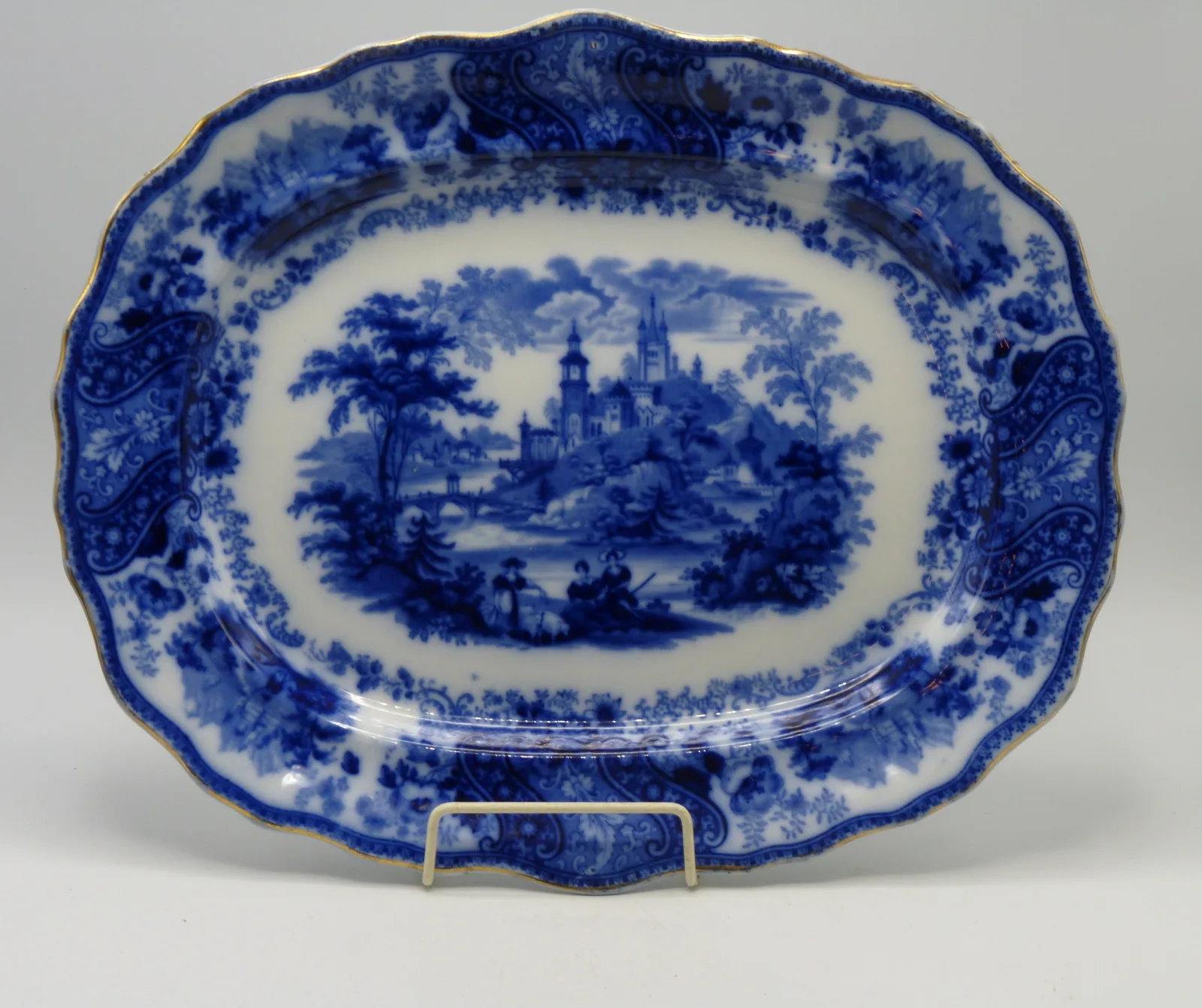 Flow Blue Platter - Non Pareil