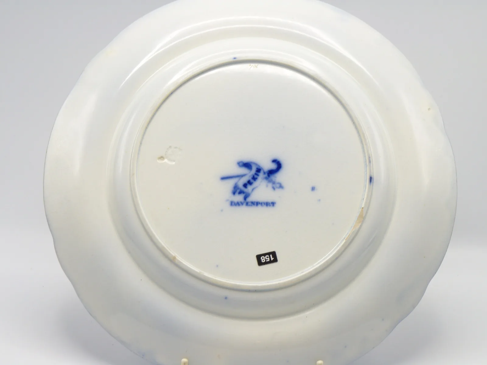 Large Flow Blue Davenport Plate - Image 6