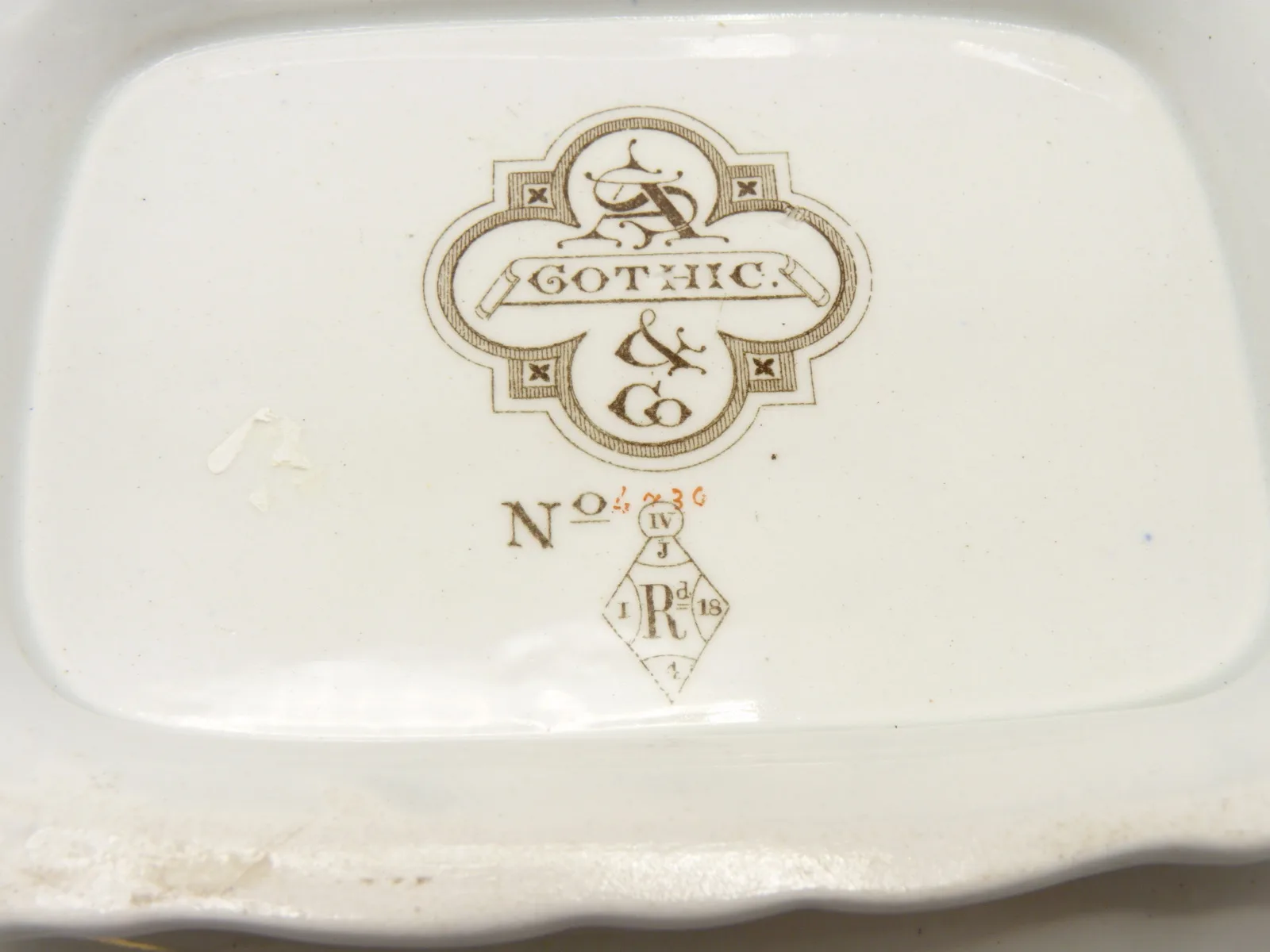 Reticulated Low Alcock Compote - Polychrome Flow Blue - Image 3