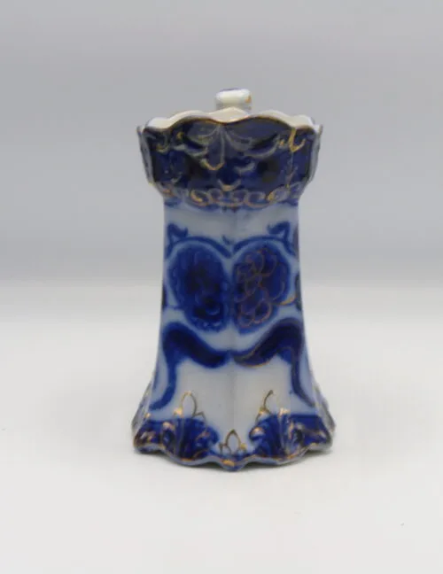 Flow Blue Art Nouveau Jug - Image 4