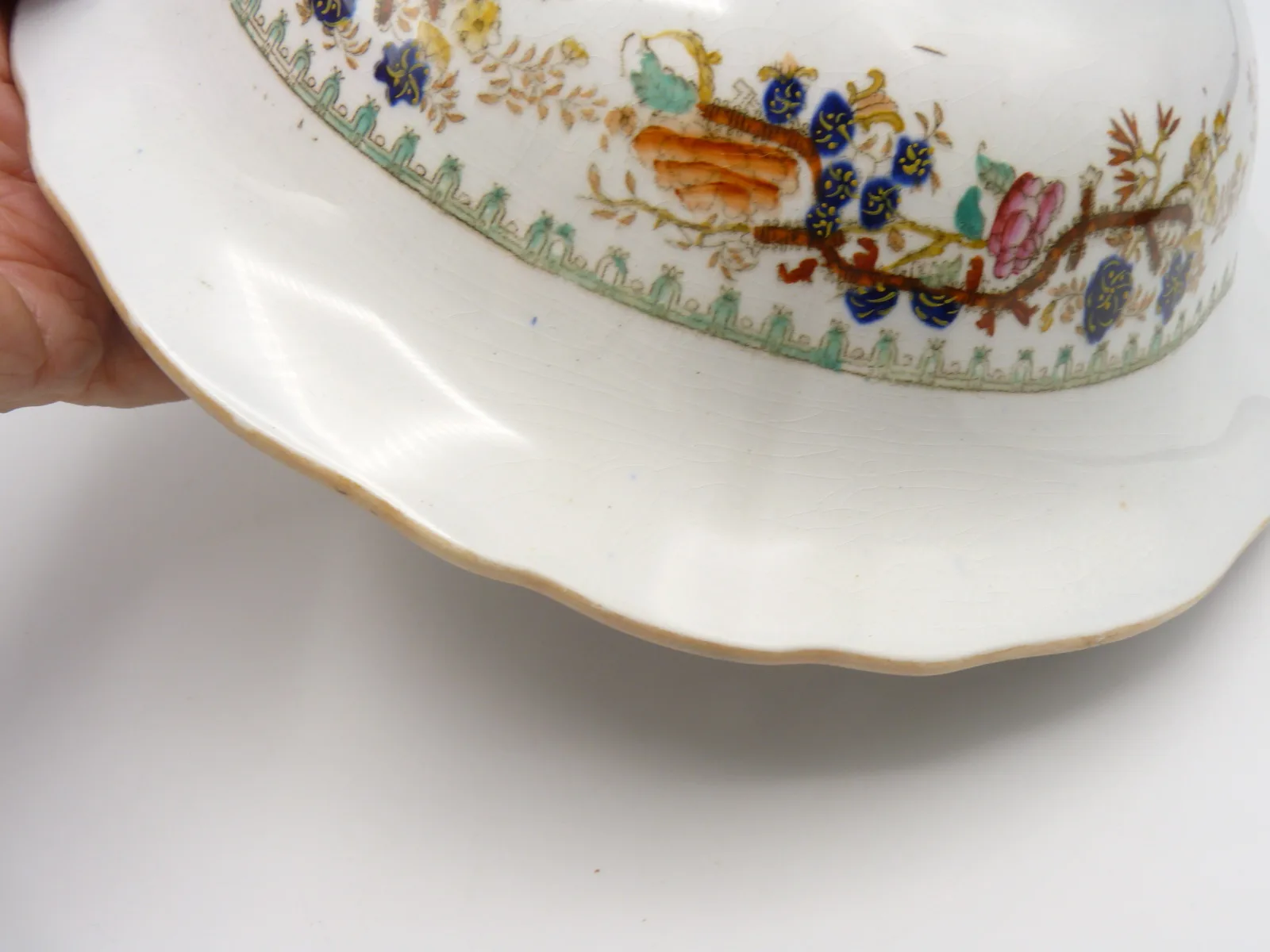 Child's Polychrome Water Jug and Wash Bowl - Image 6