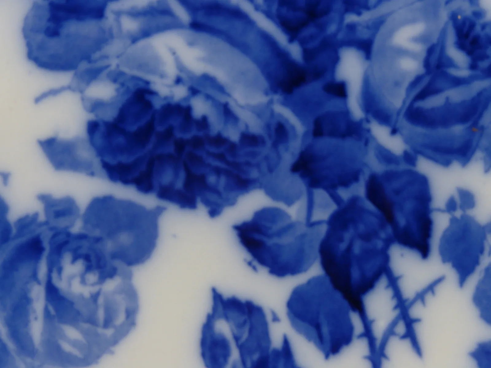 Large Flow Blue Doulton Charger - Image 5