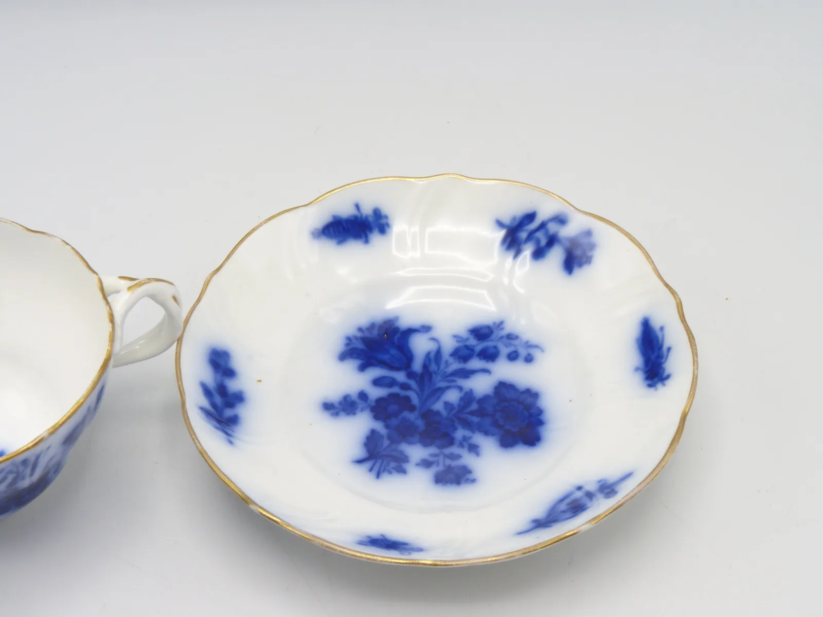 Beautiful Delicate Flow Blue Cup & Saucer - Berlin - Image 11