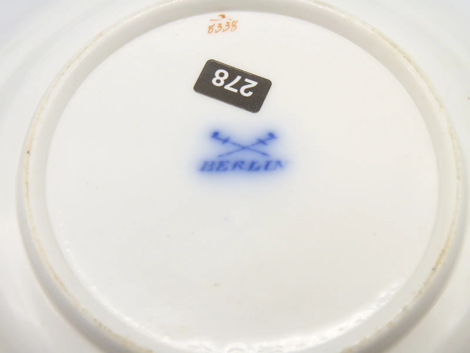 Beautiful Delicate Flow Blue Cup & Saucer - Berlin - Image 3