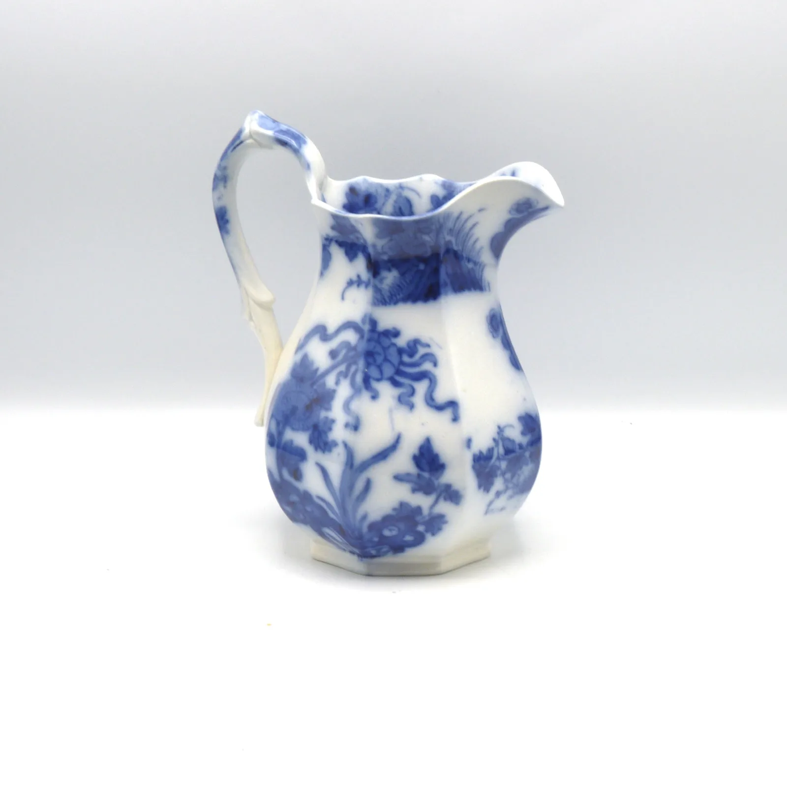 Flow Blue Alcock Jug - Image 3