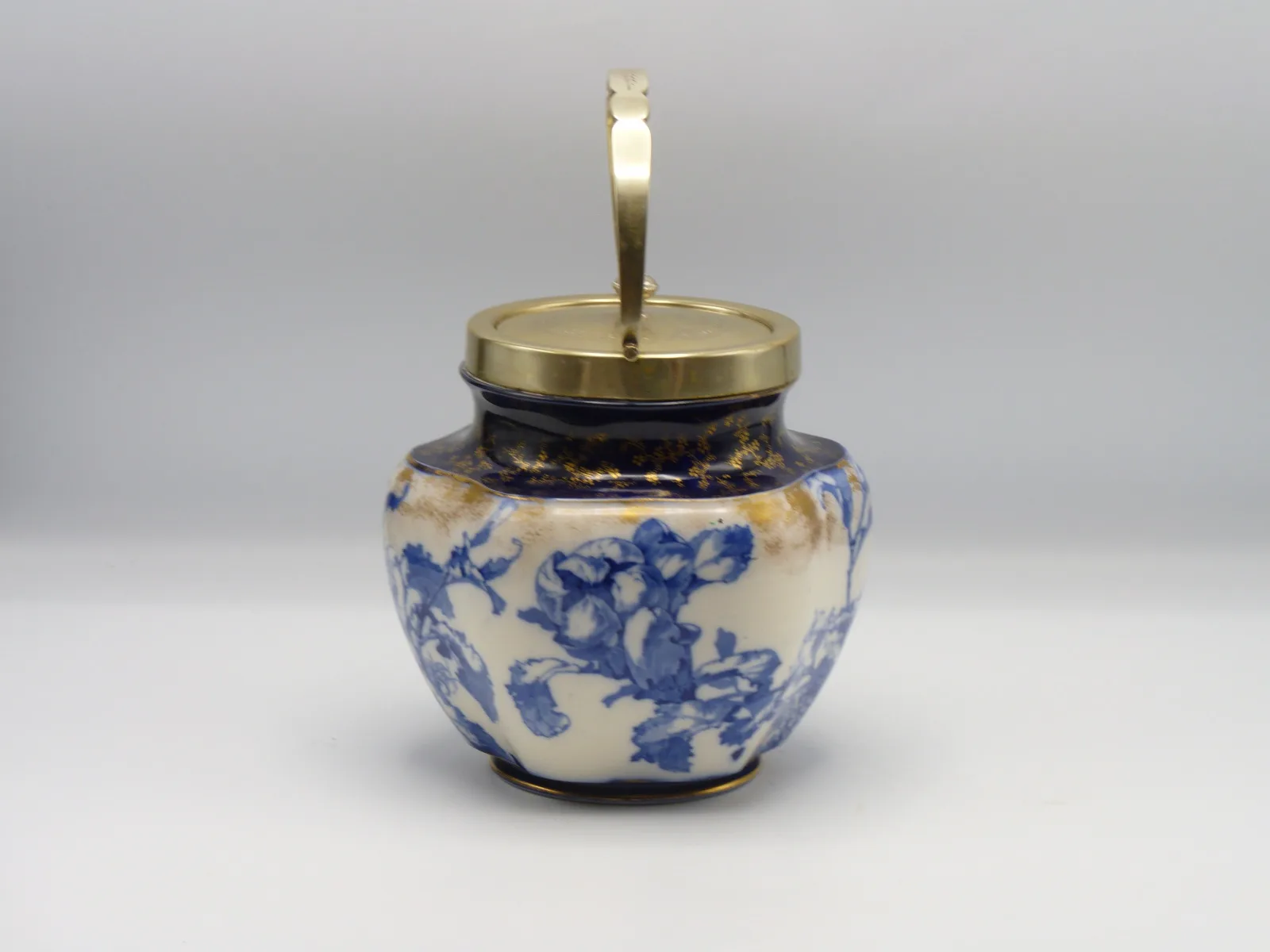 Doulton - Flow Blue Biscuit Barrel - Image 6