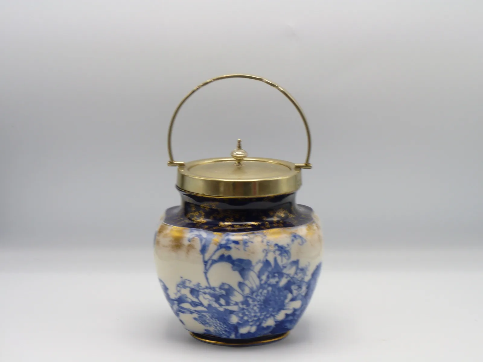 Doulton - Flow Blue Biscuit Barrel - Image 5