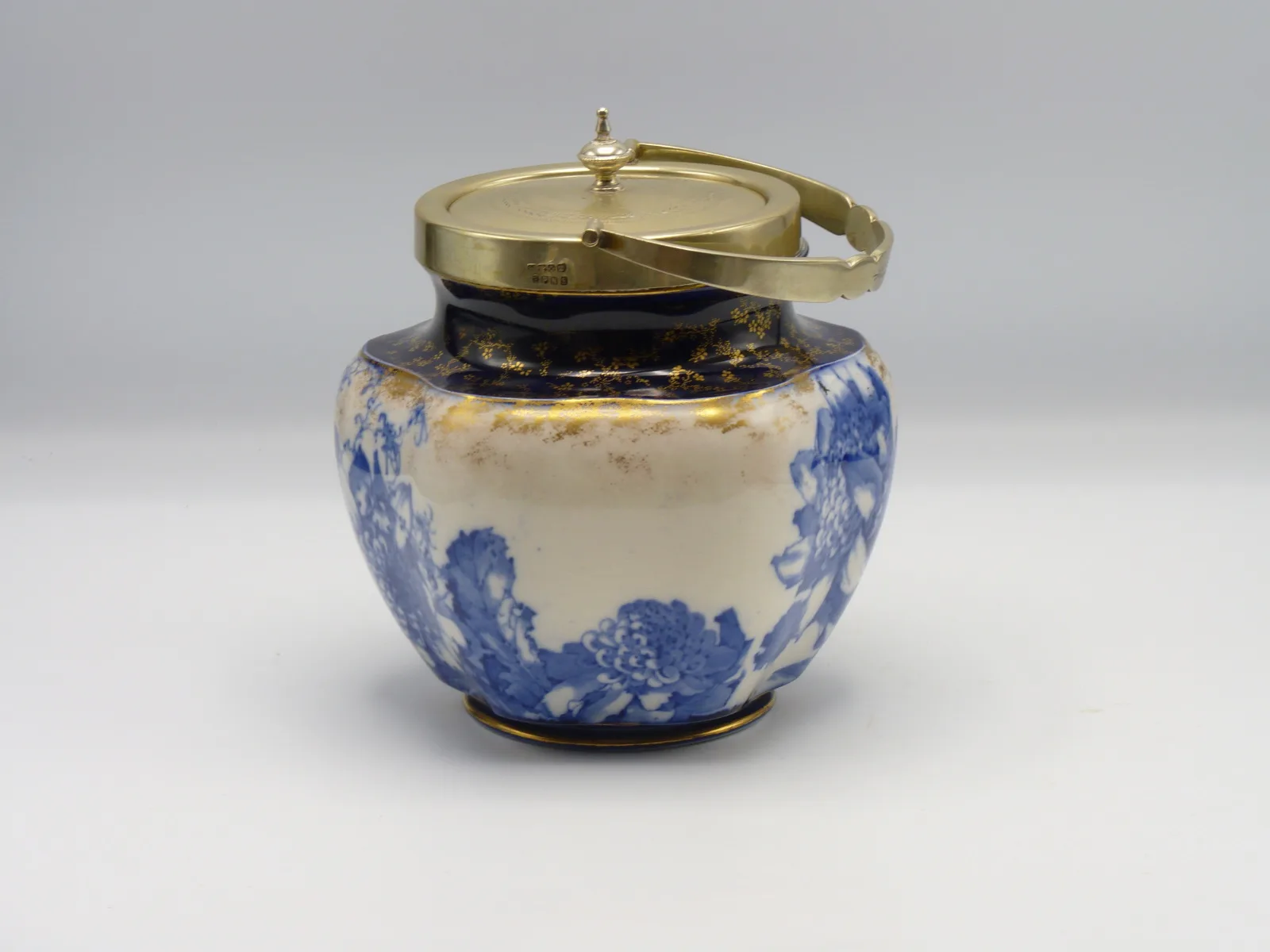 Doulton - Flow Blue Biscuit Barrel - Image 4