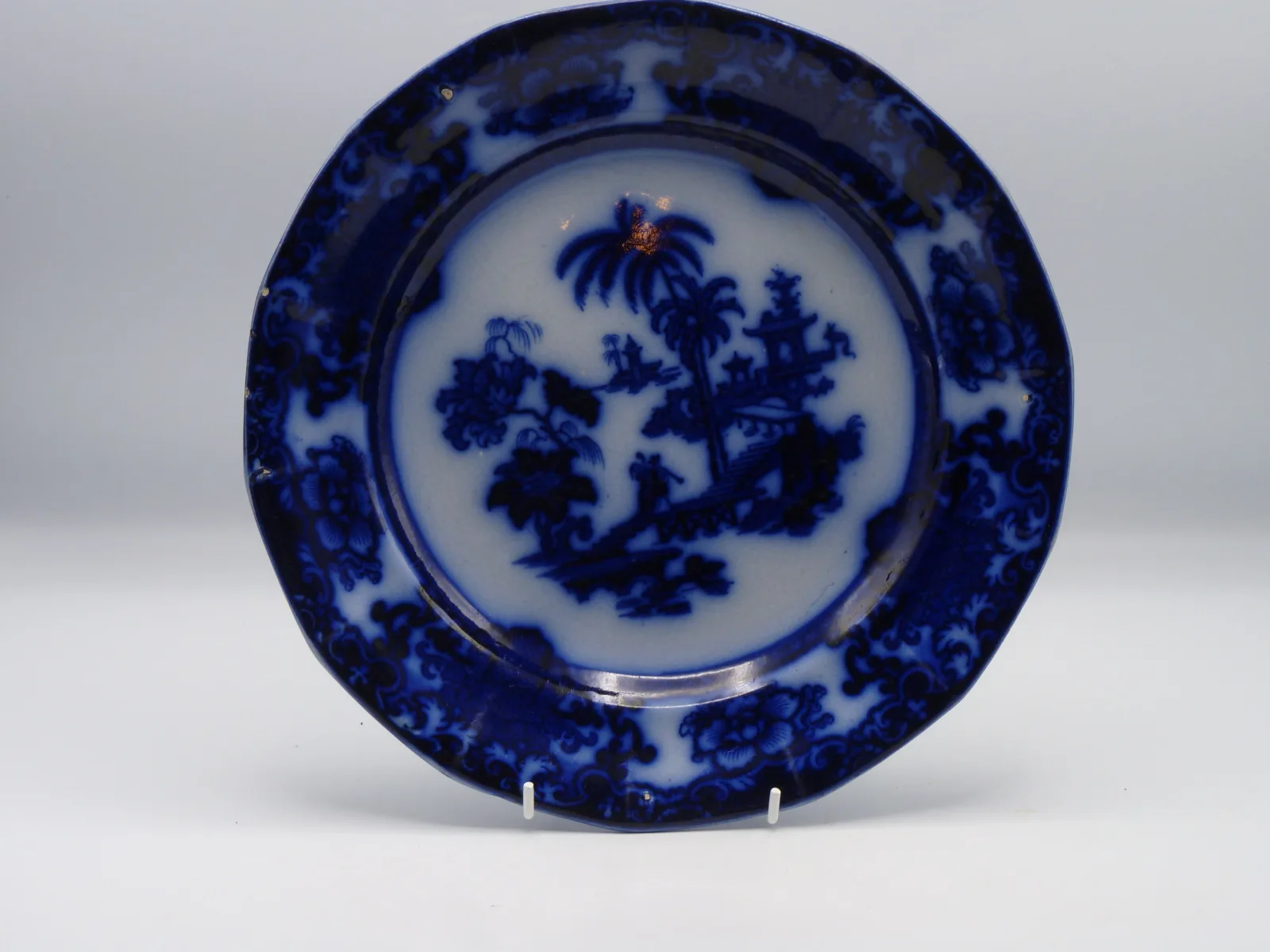 Early Flow Blue  Plate Shapoo