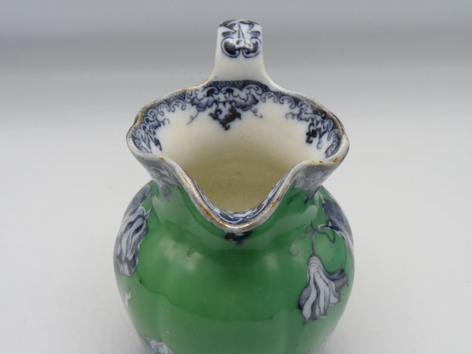 Green Ground & Mulberry Jug - Dimmock - Image 5