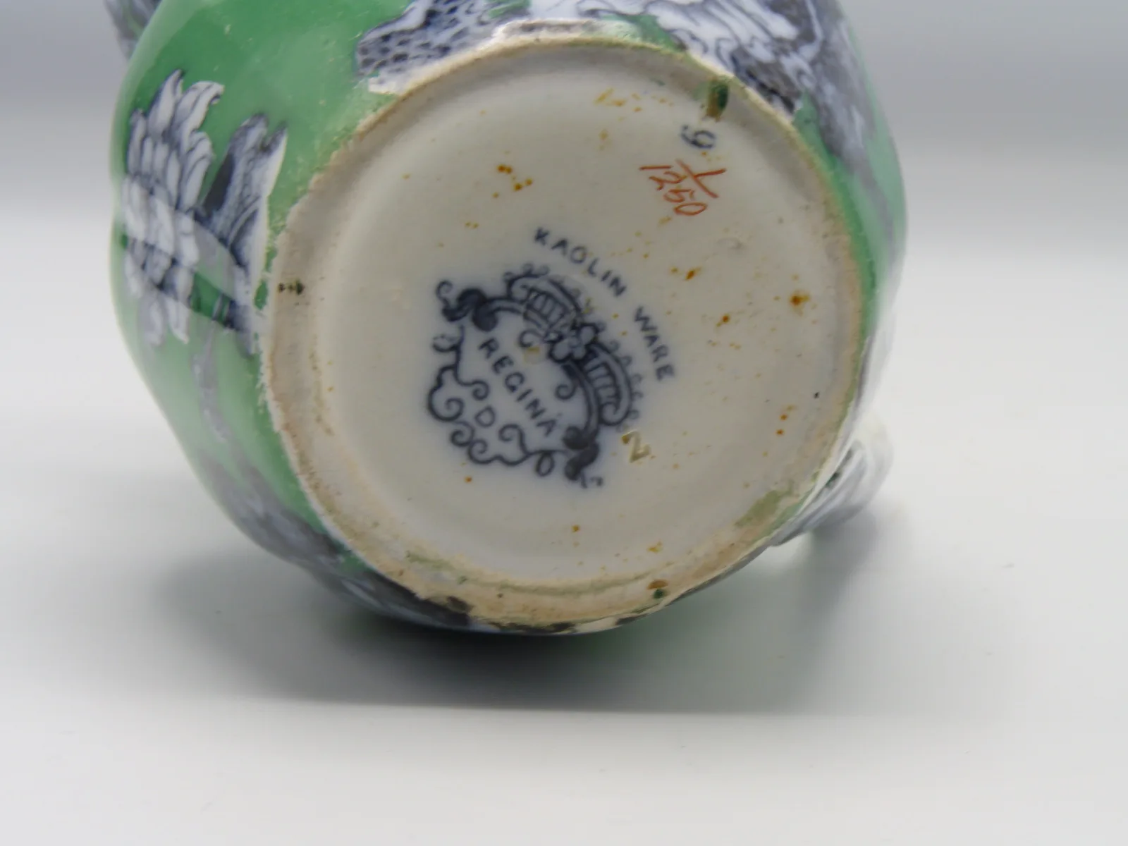 Green Ground & Mulberry Jug - Dimmock - Image 3