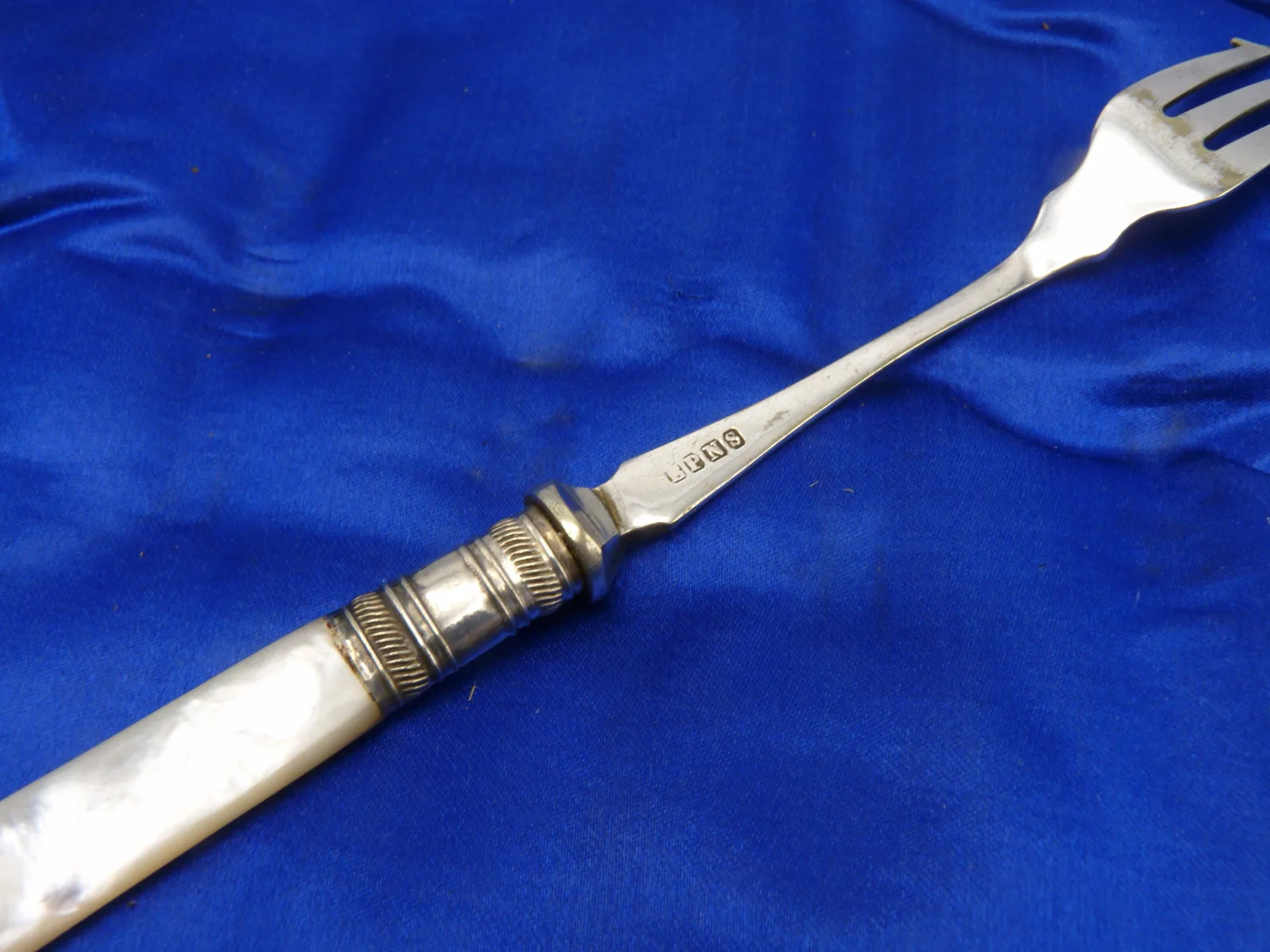 Pickle Fork - Mother of Pearl Handled - Image 3