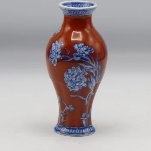 Miniature Red Ground Vase -