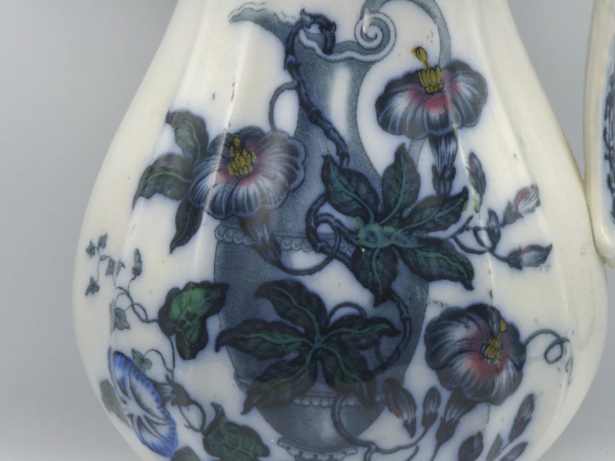 Large Water Jug - Mulberry Polychrome - Paxton Vase - Image 6