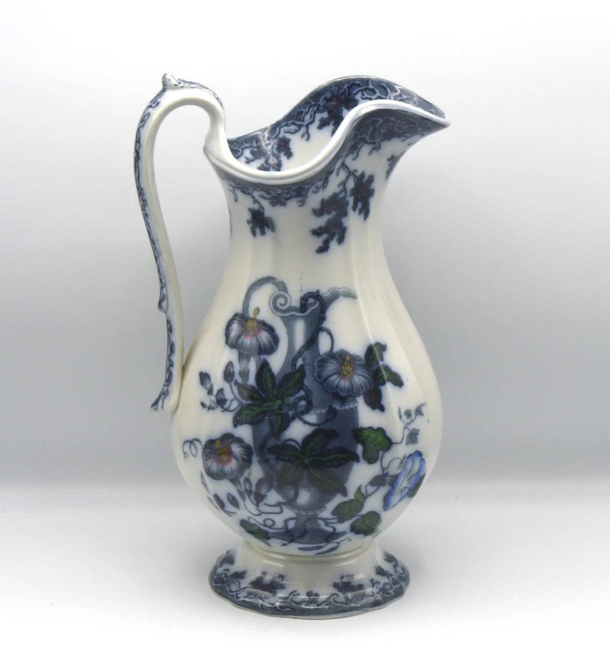 Large Water Jug - Mulberry Polychrome - Paxton Vase - Image 4