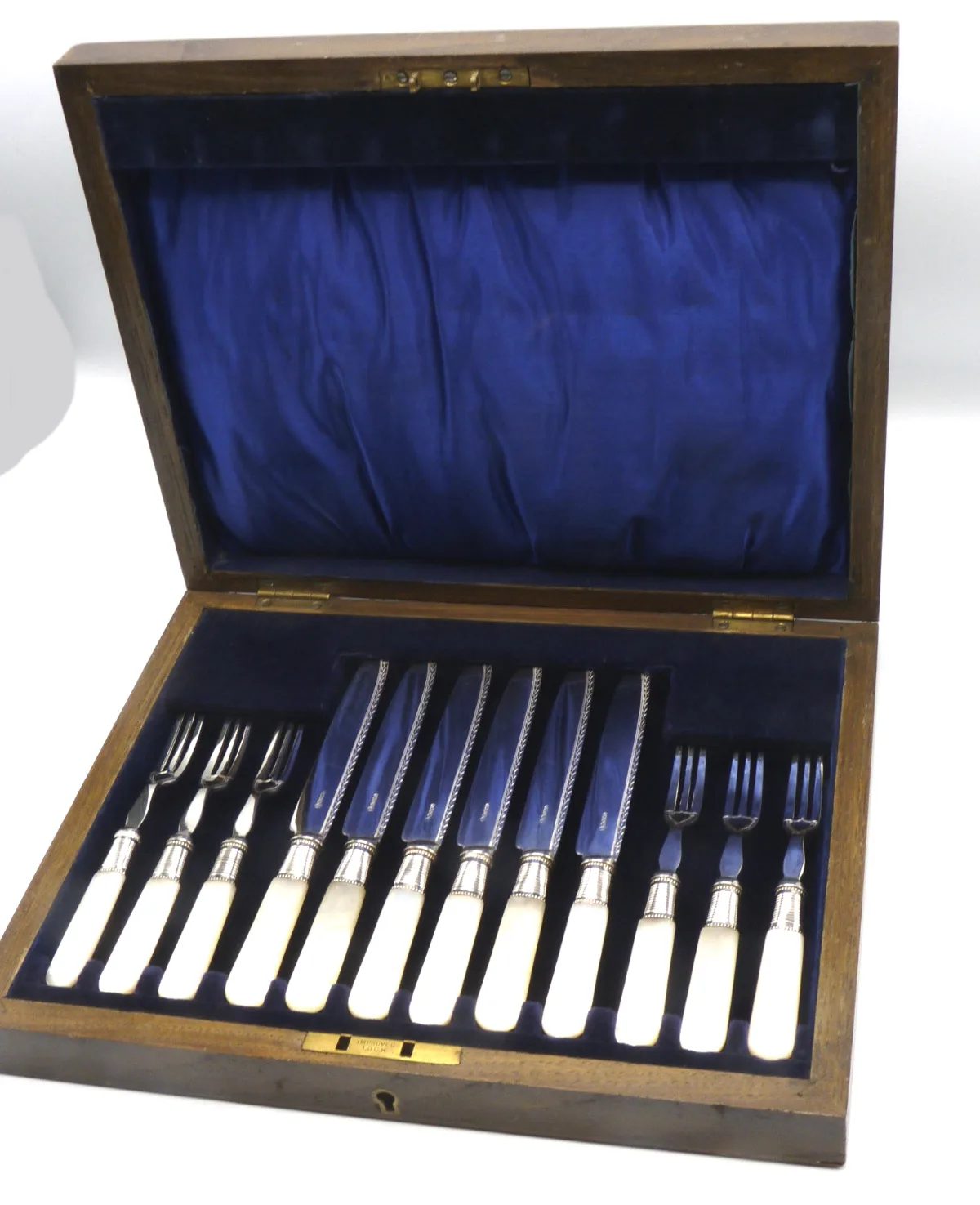 Mother of Pearl Handled Dessert Cutlery Set - Boxed
