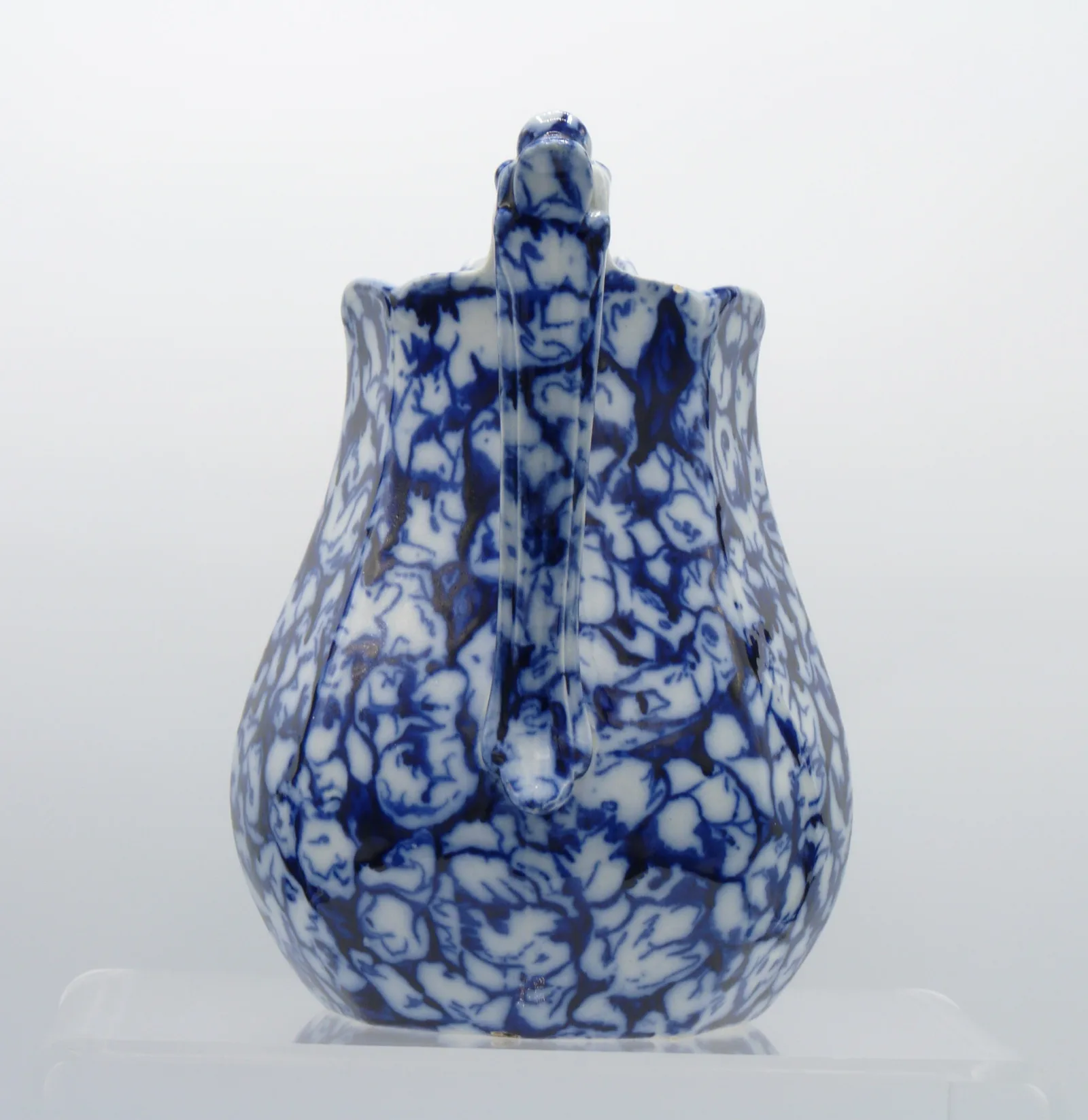 Flow Blue Sheet Pattern Jug - Marble - Image 8