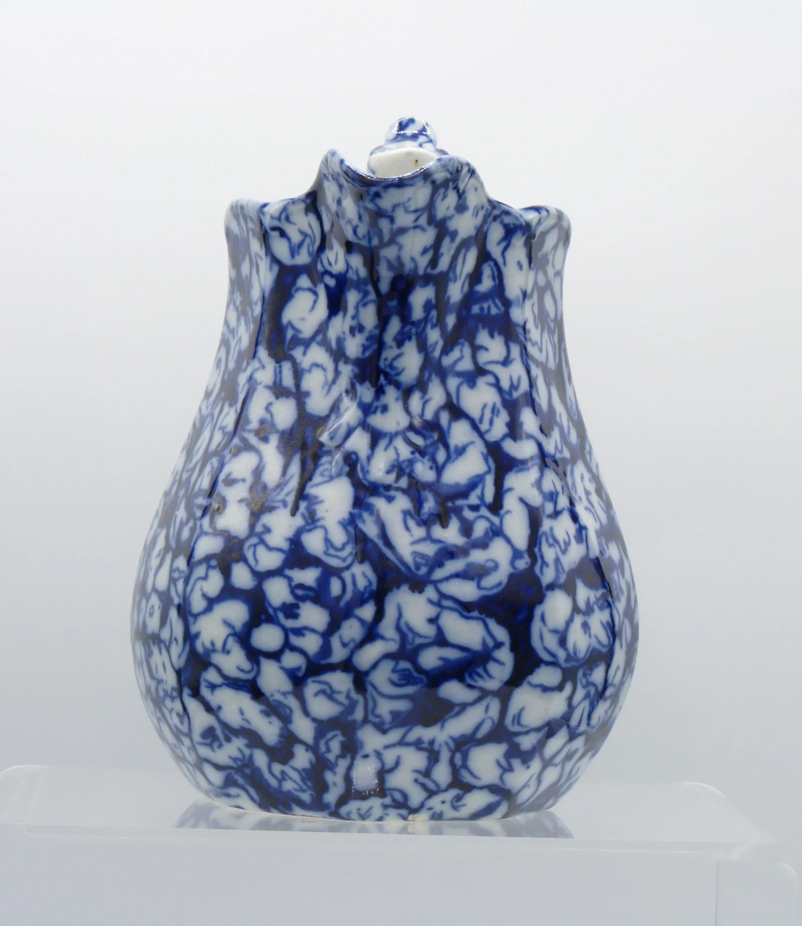Flow Blue Sheet Pattern Jug - Marble - Image 6