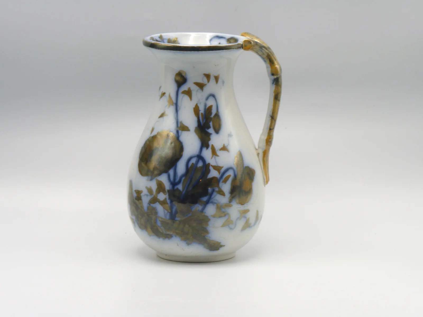 Flow Blue Jug Unusual– S. Alcock