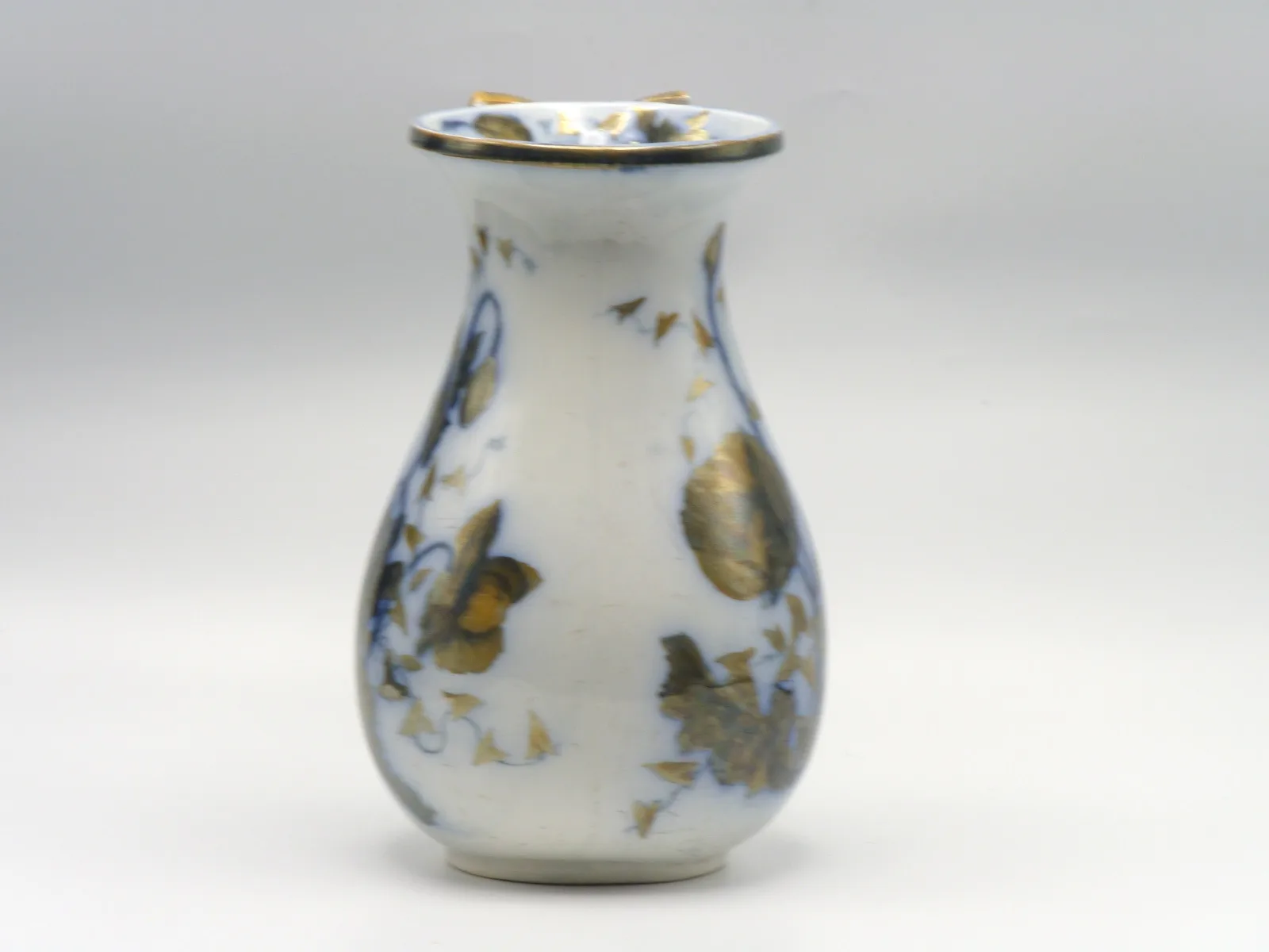 Flow Blue Jug Unusual– S. Alcock - Image 4