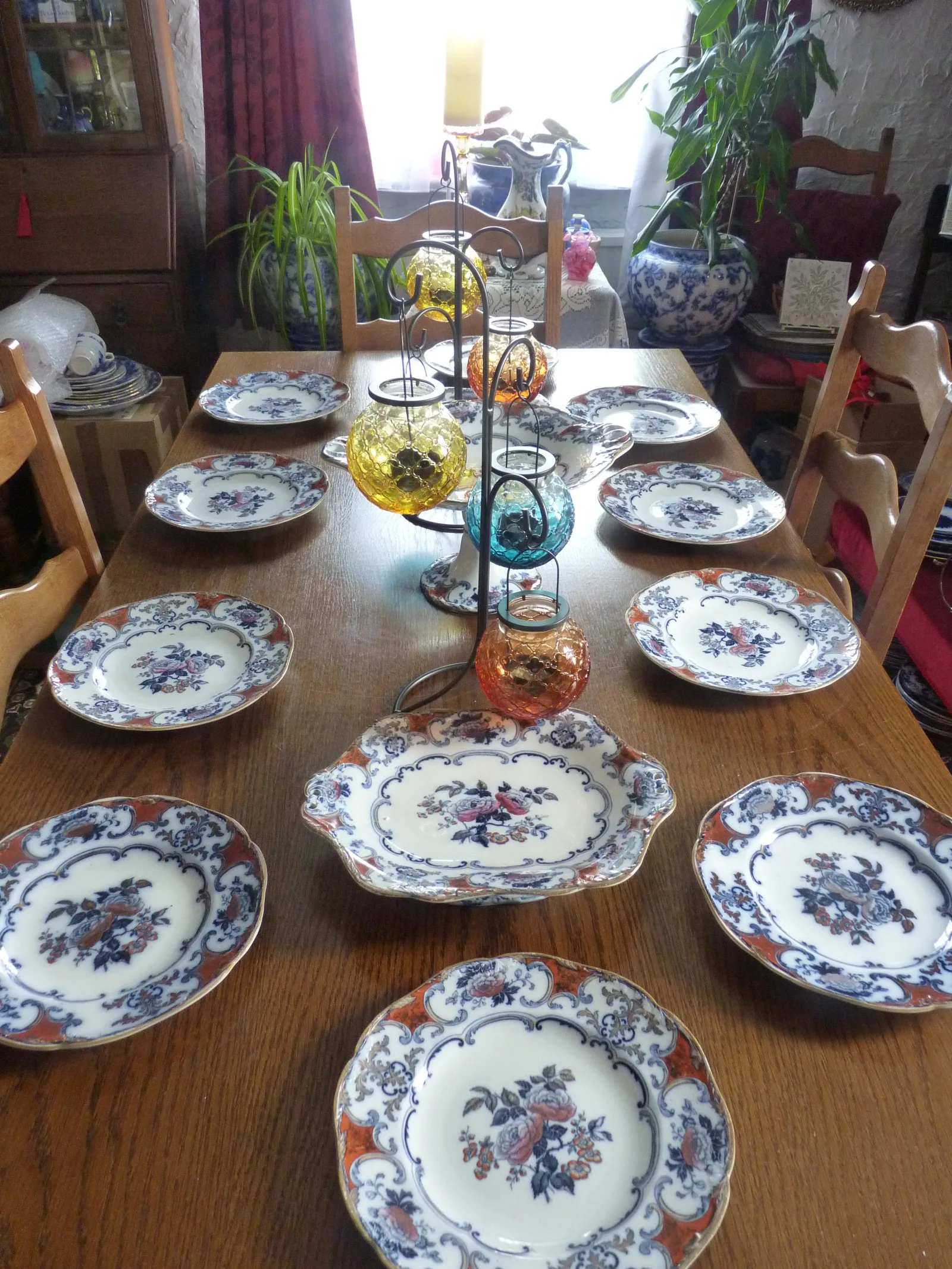 Mulberry Polychrome Dessert Set – Wedgwood Pearl - Image 2