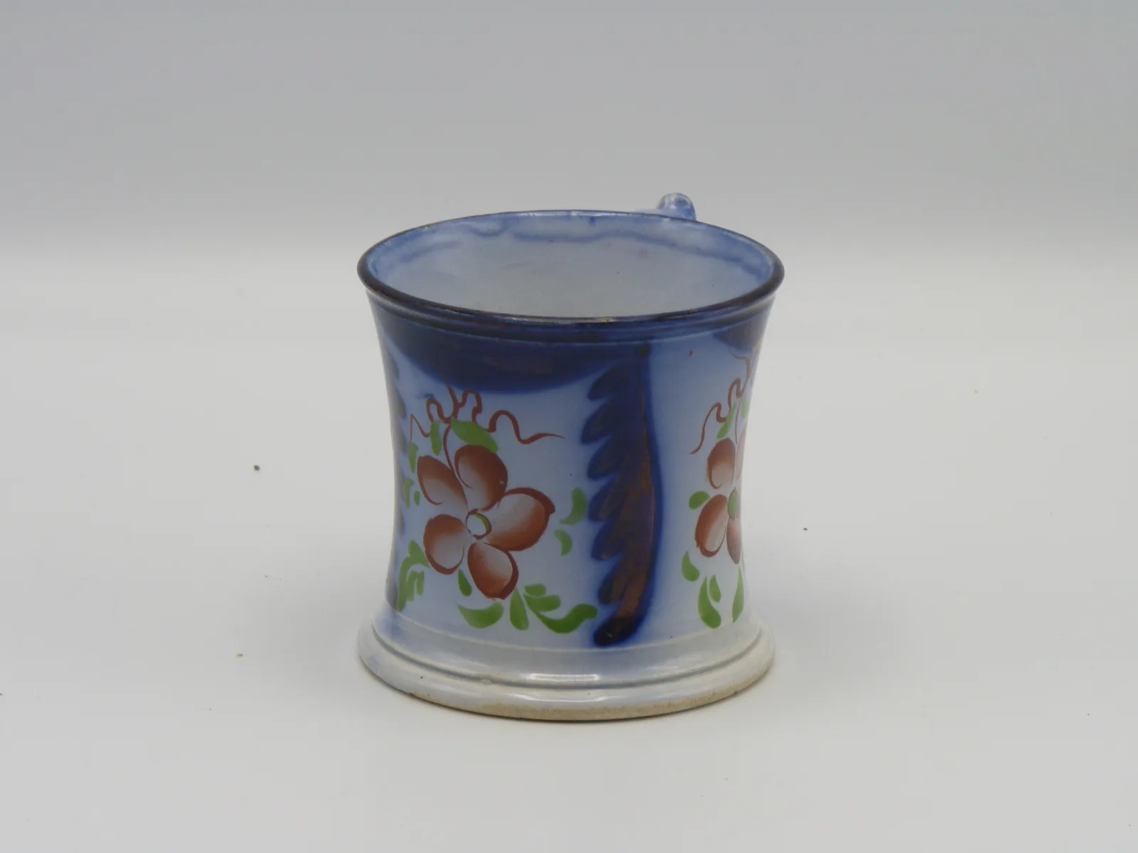 Wonderful Flow Blue Gaudy Welsh Mug - Image 4