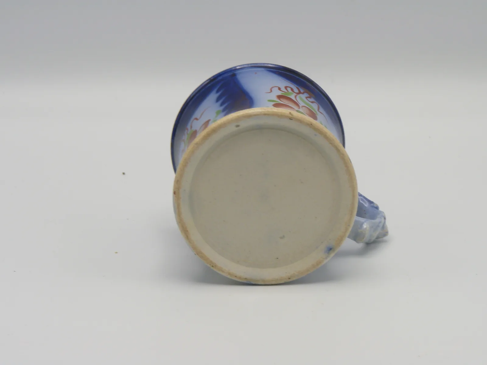 Wonderful Flow Blue Gaudy Welsh Mug - Image 5