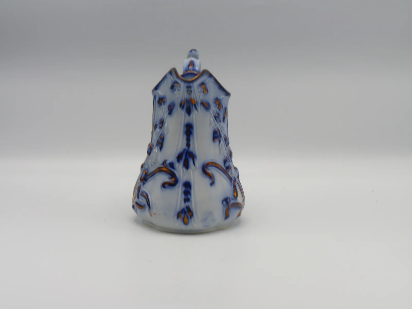 Beautiful Flow Blue Copper Lustre “Harebell” Jug - Image 4