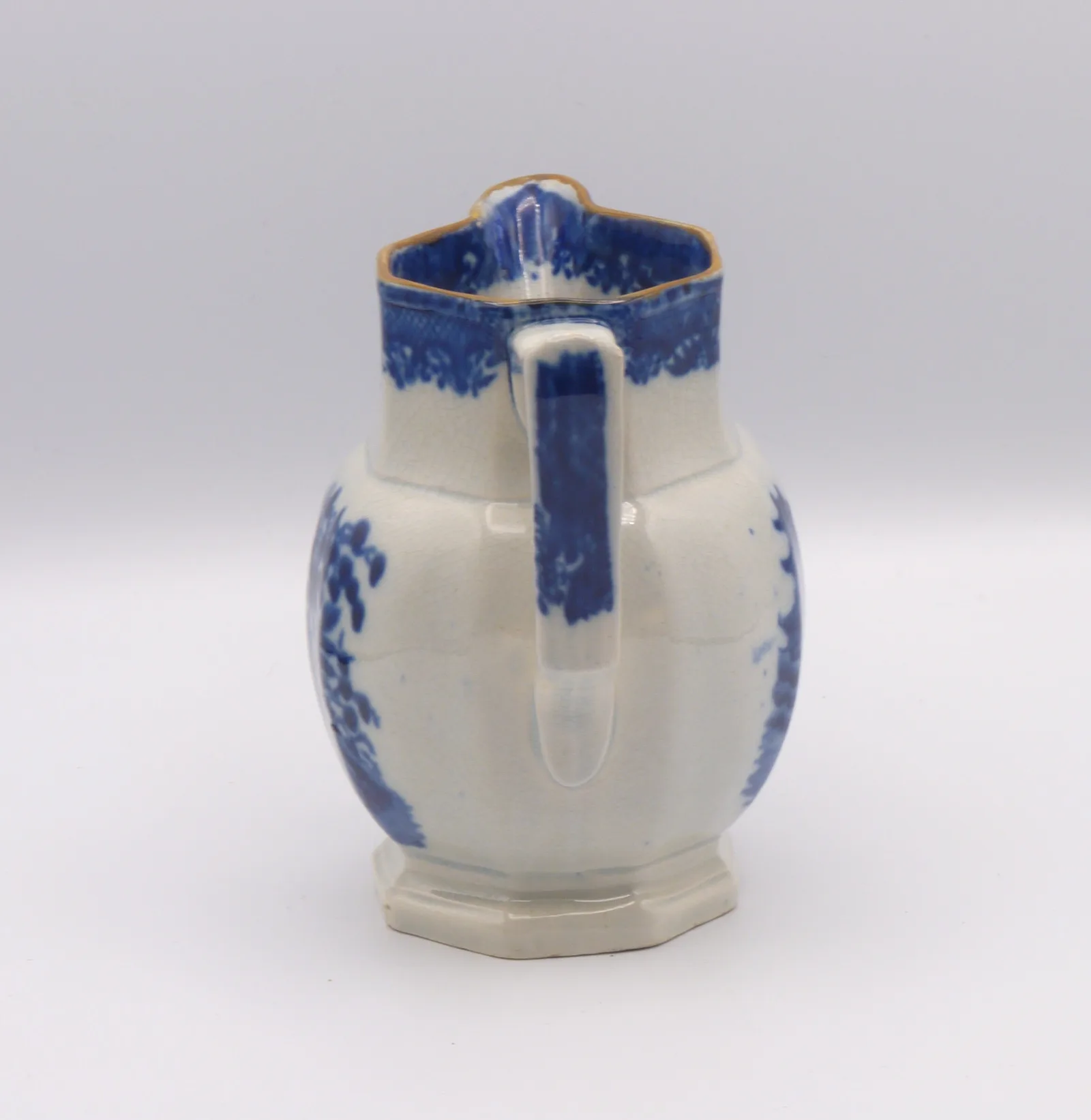 Early Blue & White Pearlware Jug - Image 4