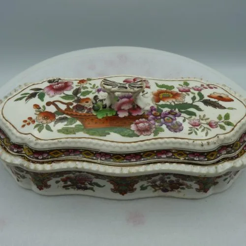 Polychrome Razor Box - Canton Groups Pattern