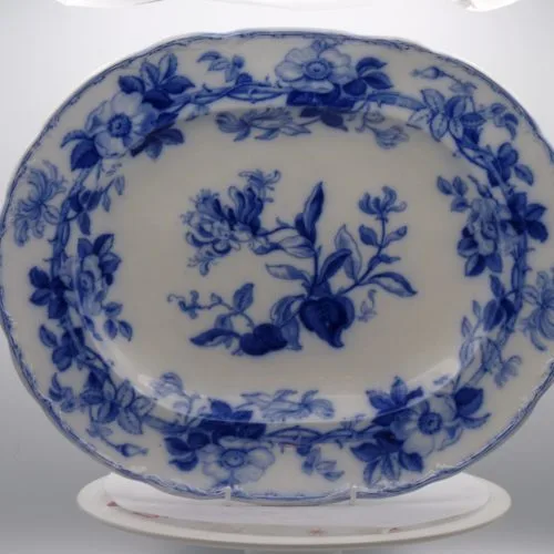 Great Flow Blue  Platter – J. Wedgwood (1 ) - Woodbine