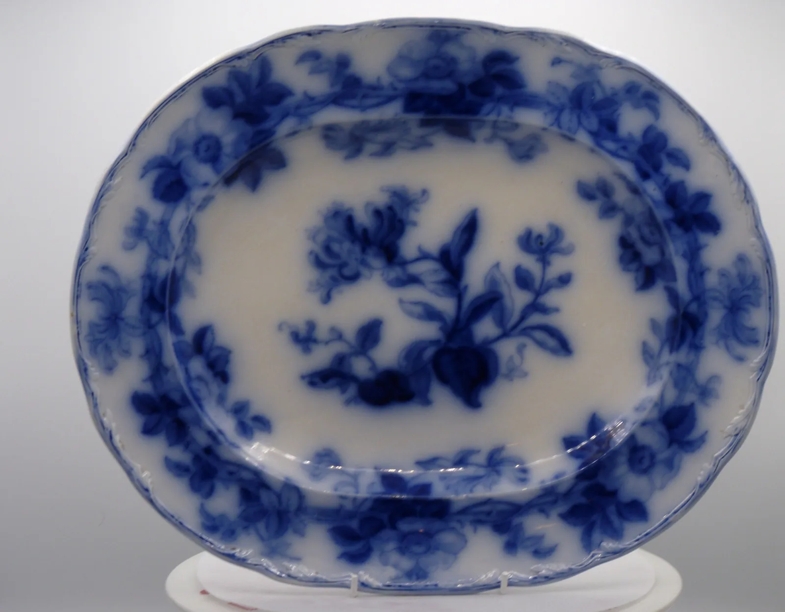 Great Flow Blue Platter – J. Wedgwood (2 ) - Woodbine
