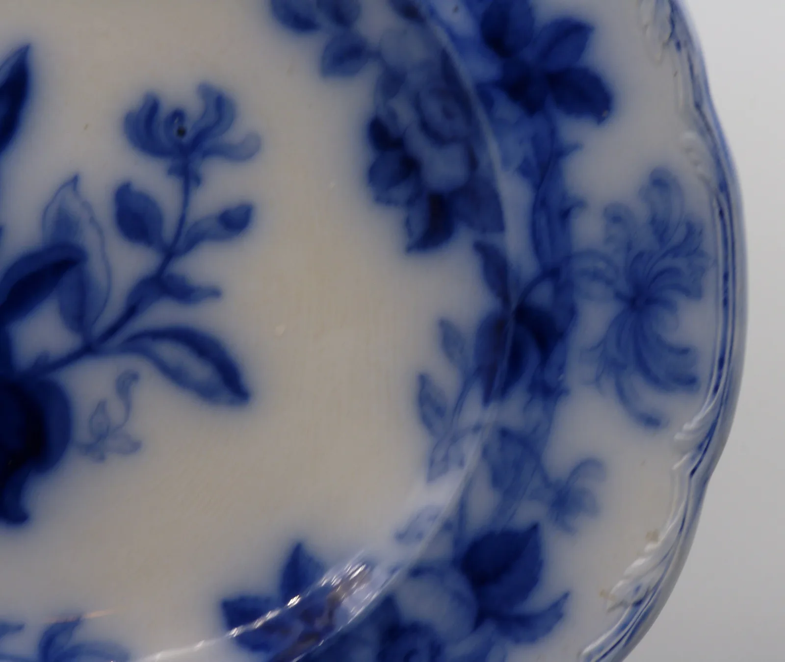 Great Flow Blue Platter – J. Wedgwood (2 ) - Woodbine - Image 4