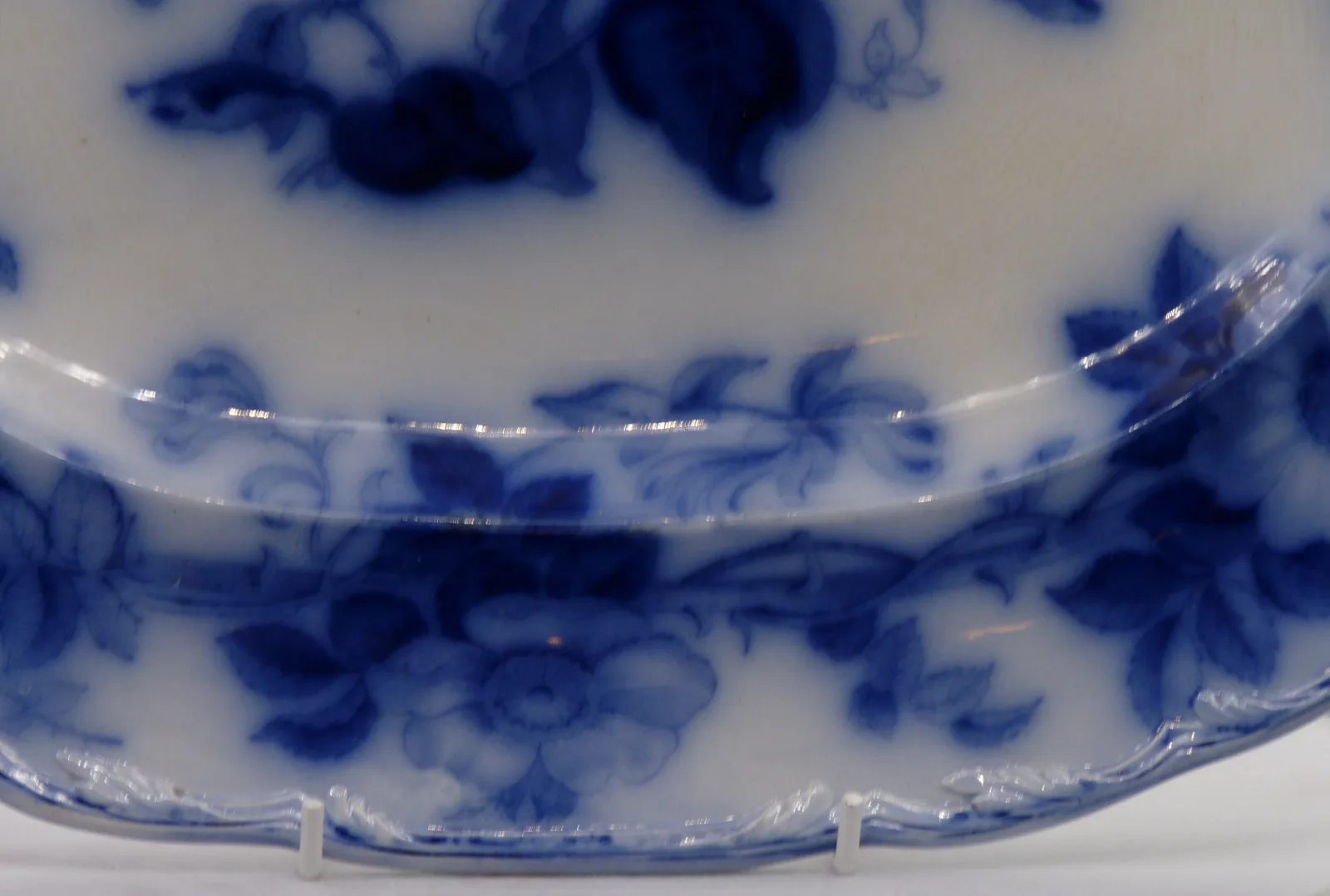 Great Flow Blue Platter – J. Wedgwood (2 ) - Woodbine - Image 5